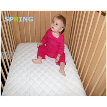 100% cotton quilted waterproof crib mattress pad Baby mattress cover